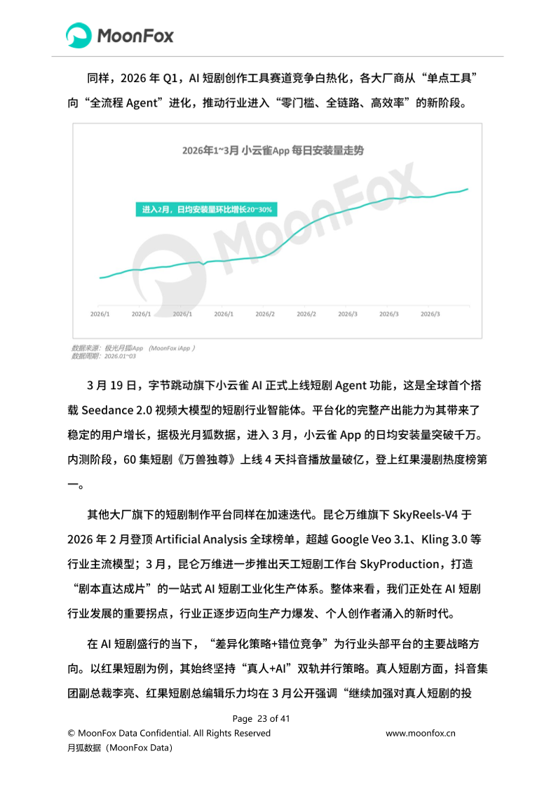 月狐：《2026年Q1移动互联网行业数据研究报告》